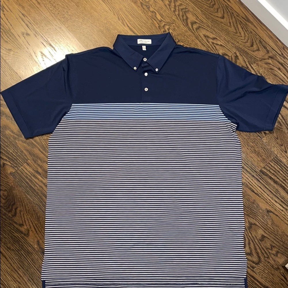 Peter Millar performance golf shirt